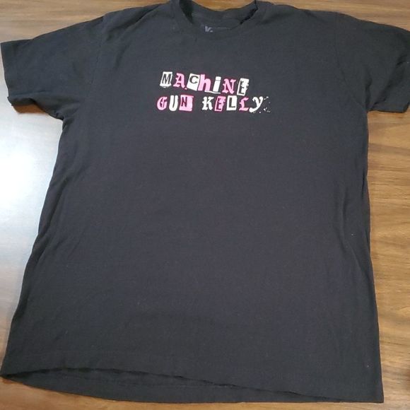 Machine Gun Kelly T-Shirt I <3 My Ex's Best Friend Black Pink Size L - Picture 1 of 5